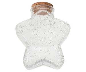 Générique Bouteille Lumineuse de Vœux Verre Transparent Petite Bouteille Sensorielle DIY Pot de Stockage Pratique et Portable Accessoire Photo Polyvalent