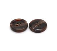 Générique Bouton d'angle en résine for Costume d'homme 15/18/20/23/25 mm, vêtements d'affaires, Manteau, Coupe-Vent, Grands Accessoires de Couture(Dark Brown,25mm 10Pcs)