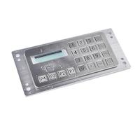 Générique Bouton d'ascenseur de Terminal Automatique, Clavier Industriel de commutateur de Clavier à 16 Touches en métal mécanique en Acier Inoxydable(PS/2)