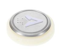 Générique Bouton D'ascenseur Rond Améliore L'efficacité en Acier Inoxydable Argenté Interrupteur Poussoir Momentané Simple pour Appartements et