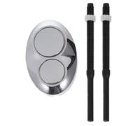 Générique Bouton de Chasse d'Eau Oval en ABS Facile à Remplacer pour Réservoir de Toilette Usage Professionnel et Domestique Couleur Aléatoire
