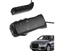 Générique Bouton de Commande au Volant | Forme de Demi-Lune Noire | Télécommande Universelle pour Voiture | Radio sans Fil Bluetoothh | Contrôleur pour Intérieur Automobile | Volant Multifonction