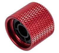 Générique Bouton de Contrôle du Volume de Guitare Électrique en Métal Rouge, Facile à Installer Connexion Potentiomètre, Adapté pour Guitare et Basse