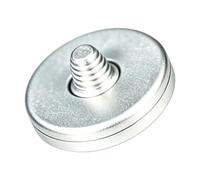 Générique Bouton de déclenchement empilé pour Filetage, Silver | Forme ronde empilée, point de pression du bout des doigts, sur goujon fileté pour douilles de