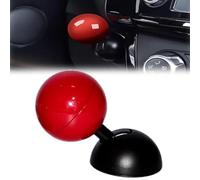 Générique Bouton de démarrage et d'arrêt du Moteur d'une Voiture Joystick à Boule en métal, Bouton de démarrage à Bascule de Voiture, Couvercle de Bouton de démarrage décoratif (Rouge)