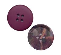 Générique Bouton de Peinture à l'huile d'art Circulaire à 4 Trous for vêtements, Chemise, Costume, Veste tricotée, Denim, Bouton en résine, Couture, Accessoires décoratifs(Type-G,22MM 5pcs)