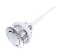 Générique Bouton Poussoir Rond Bouton de Chasse D'eau Couleur Aléatoire en Abs Argenté à Installation 38mm pour Réservoir de Toilettes, Compatible Plupart des Wc