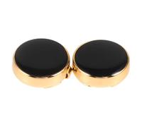 Générique Boutons de Manchette en Cuivre pour Hommes, 1 Paire de Couvre-Boutons Élégants pour Chemises Habillées, Finition Dorée, Accessoires Formels pour Costumes et Événements