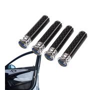 Générique Boutons de serrure de porte auto | Cache Goupille Sécurité Fibre Carbone - 3.7 x 1 cm Pour Poignée De Serrure De Porte,Pour Hommes Conducteurs Intérieur Automobile SUV