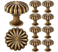 Générique Boutons De Tiroir 10 Pièces - Boutons De Meuble Style - Poignées Anciennes En De Zinc Pour Armoire Placard Chambre Salle De Bains Meubles Salon Garage