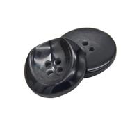 Générique Boutons en Corne de résine légers de 30 mm for vêtements, Costume, Veste, Manteau, Accessoires de Couture décoratifs Beiges Faits à la Main, Vente en Gros(10462 Black,15mm 20pcs)
