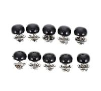Générique Boutons-pression Invisibles Noir 10 Pièces en Pp et Métal, Résistants Rouille, Faciles à Ranger pour Vêtements Femme pour Chemises et Cardigans Élégants