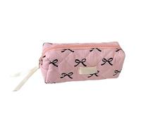 Générique Bow Pencil Pouch, Multifunctional Makeup Bag, Portable Pencil Case, Colorful Travel Bags, Gorgeous Look, Easily Carrying 7.68x2.76x3.54 inches for Home, School, Studio, Hotel