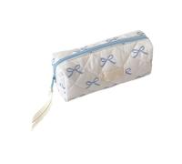 Générique Bow Pencil Pouch, Multifunctional Makeup Bag, Portable Pencil Case, Colorful Travel Bags, Gorgeous Look, Easily Carrying 7.68x2.76x3.54 inches for Home, School, Studio, Hotel