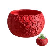 Générique Bowl For Candy - 3D Printing Material 10cm Diameter | Heart Pattern Serving Bowl | Valentine’s Day Centerpiece For Home, Bedroom, Restaurant, Holiday Party, And Gathering Use
