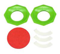 Générique Bowling Ball Sander - 6cm Octagon, Ergonomic Maintenance Tool, 2 Pieces | Precision Sanding Holder for Exterior Care, Family Bowling Accessory for Men, Women, Boys, Girls, Youth, Teens