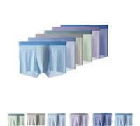 Générique Boxer Briefs Premium Silks pour Homme, sous-vêtements Respirants et sans Coutures, Confort Ultra (6pcs+f, 4XL（85-100kg)