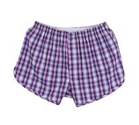Générique Boxer Court Homme Coton,Boxers en Coton CaleçOn Ample Short Taille Moyenne Pyjama en Coton Boxers Head (Purple, XXL)
