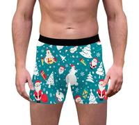 Générique Boxer Fantaisie pour Homme Taille Haute Culottes Pyjamas Shortss Absorbant la Transpiration Rayures Douces et résistantes l'usure Style rétro Une Tenue décontractée