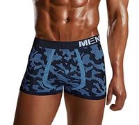 Générique Boxer Homme Boxer Homme de Sport Boxer Hommes Hommes Camouflage Imprimé Respirant Mi Taille Sexy Stretch Lingerie Sexy Hot Confortable Party Plage Boxershorts Surf Beachwear