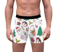 Générique Boxer Homme Caleçon Hommes,Taille Haute Culottes Pyjamas Shortss Confort et Soutien Optimal Tissu Lisse Respirant Style rétro Confortable Quatre Saisons Applicables