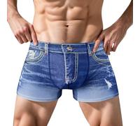 Générique Boxer Homme Caleçon Hommes Taille Haute Culottes Shorts de Sport Confort et Soutien Optimal Séchage Rapide Fantaisie Idee Cadeau Amoureux Confortable Quatre Saisons Applicables