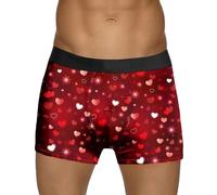 Générique Boxer Homme Caleçon Hommes Taille Haute Culottes sous-vêtement Doux Coupe Ample Parfait Rayures Douces et résistantes l'usure Style rétro pour Utilisation Quotidienne Dormir