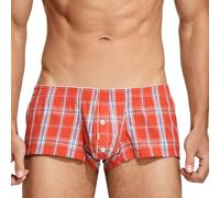 Générique Boxer Homme Calecon Shorty Style rétro, sans étiquette Qui Gratte sous-vêtements pour Hommes Boxer Sexy Ultra sans Couture Anti-frottement Boxers Homme avec Jambe Normale ou Longue