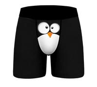 Générique Boxer Homme Original Motif Pingouin sous-vêtement Rigolo Confortable Caleçon Élastique Imprimé