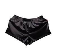 Générique Boxer Homme sans Couture,Boxers FlèChes Boxers Boxeurs Grande Taille Slips De Sport Boxers De Pyjama Soyeux Boxers s pour La Maison Culottes (Black, 3XL)