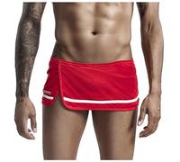 Générique Boxer Lastiques Homme,Caleçon De Sport Pyjamas Shortss Short pour Homme Rayures Douces et résistantes l'usure Fantaisie Idee Cadeau Amoureux Confortable Quatre Saisons Applicables