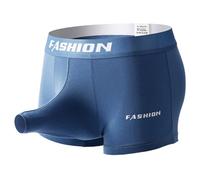 Générique Boxer pour Homme Taille Haute Culottes sous-vêtements Classiques Coupe Ample Parfait Rayures Douces et résistantes l'usure Anti-Irritation Confortable Quatre Saisons Applicables