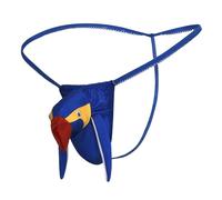 Générique Boxer sans Couture Homme sous Vêtements Masculins G String Coq Visage Mankini pour Hommes Boxer Homme Sexy Sexy Caleçon De Bain Boxers (Dark Blue, One Size)