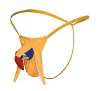 Générique Boxer sans Couture Homme sous Vêtements Masculins G String Coq Visage Mankini pour Hommes Boxer Homme Sexy Sexy Caleçon De Bain Boxers (Orange, One Size)