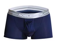 Générique Boxer Sexy Homme Coton, Boxer Homme Invisible sans Couture Taille Haute Caleçon Trompes D'éléphant Décontracté Imprimés Respirantete Ultra Doux Confortale Stretch sous Vetement
