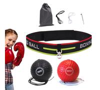 Générique Boxing Reflex Ball Bande Élastique Réglable avec Ballon, Outil Interactif pour Exercices De Boxe, Timing Et Motricité | Parfait Bande Réflexe L'entraînement Sportif des Débutants