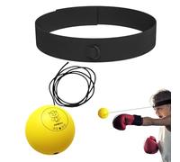 Générique Boxing Reflex Training Ball, MMA Speed Training Suitable for Adult/Kids, Improve Speed, Hand-Eye Coordination, Perfect for Reaction, Punching Speeds, Fight Skill, Fitness, Boxing Equipment