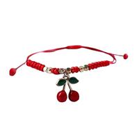 Générique Bracelet à cordes rouges,Bracelets à cordes rouges pour femmes