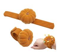 Générique Bracelet À Épingles | Porte-épingles en Forme De Citrouille,Porte-épingles À Aiguilles À Coudre Portables avec Bande Élastique Coussin À Épingles Portable en Citrouille pour La Couture