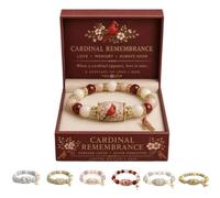 Générique Bracelet « Bénédictions de l'Oiseau Bleu » avec coffret cadeau - Bijou pour femme avec breloques (oiseau printanier, amour, paix) - Idéal pour anniversaire, remise de diplôme ou amitié (D)