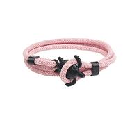 Générique Bracelet Bracelets Pour Pour Élastique Anneaux breloque corde nautique chaîne parapluie corde Bracelet homme sac crochet en métal 4 Aimanté Cadeau Avec Anneaux (H, One Size)