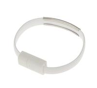Générique Bracelet Chargeur en silicone compatible pour iPhone 5/5S/5C/6/6S/SE/7 - Blanc