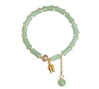 Générique Bracelet Choix Amoureux Bijoux Jade Bracelet Jade Bracelet Green Jade Bead Elastic Bracelet Jade Bracelet Jewelry For Women Maman Couleurs Bracelet Mamie Anneaux