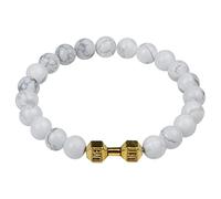 Générique Bracelet Couple Cadeau Oeil de Bracelet Lava Rock Stress Yoga Perles Réglable Aromathérapie Diffuseur D'huile Lava Pour Hommes Femmes (O, One Size)