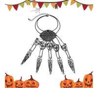 Générique Bracelet de griffe de bout d'ongle de doigt,Chaîne de main à bout d'ongle réglable pour Halloween - Bijoux punk en métal pour femmes, filles, bracelets de de doigt pour les vacances