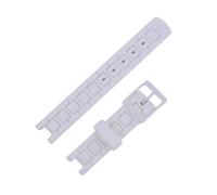 Générique Bracelet de montre à boucle ardillon compatible avec les montres Swatch, Flik et Flak for enfants, bracelets sport, 16 mm(White)