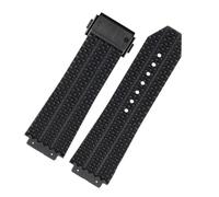 Générique Bracelet de montre Compatible avec HUBLOT BIG BANG Silicone 26 * 19mm étanche for hommes chaîne en caoutchouc(K Black-BK)