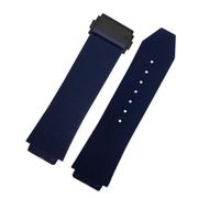 Générique Bracelet de montre Compatible avec HUBLOT BIG BANG Silicone 26 * 19mm étanche for hommes chaîne en caoutchouc(S Blue-BK)