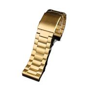 Générique Bracelet de montre compatible avec les montres Diesel DZ7333, DZ7371 et DZ4344 for hommes, bracelet en acier massif précision noir or, 24 mm, 26, 28(Gold,26mm)