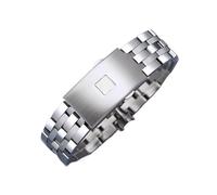 Générique Bracelet de montre compatible avec Tissot 1853 PRC200 T17 T461 T055 T014, fermoir déployant, en acier inoxydable, chaîne 19 mm et 20(20mm)